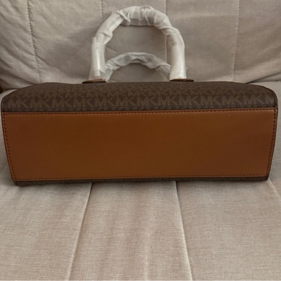 Michael Kors Brown Logo Satchel - Picture 5 of 6